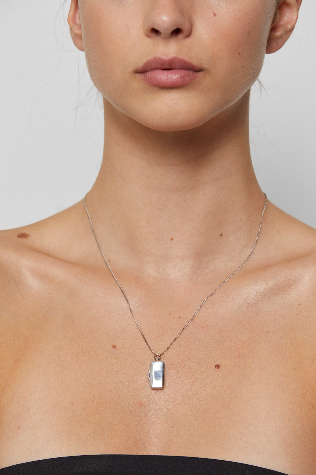 Legacy Locket Necklace Silver