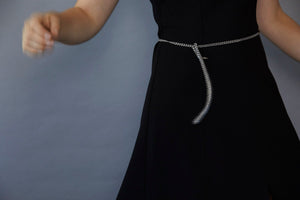 Silk & Steel Jewellery Assigned To Danger necklace stainless steel curb chain