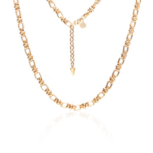 Silk & Steel Jewellery Capri Necklace Gold
