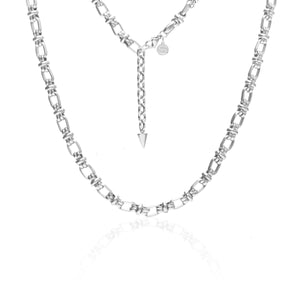 Silk & Steel Jewellery Capri Necklace Silver