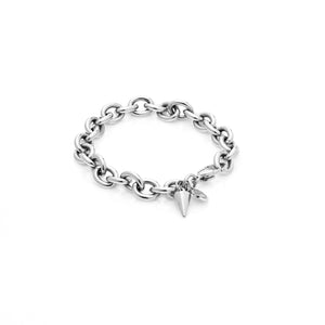 Silk & Steel Muse Chain Bracelet Silver