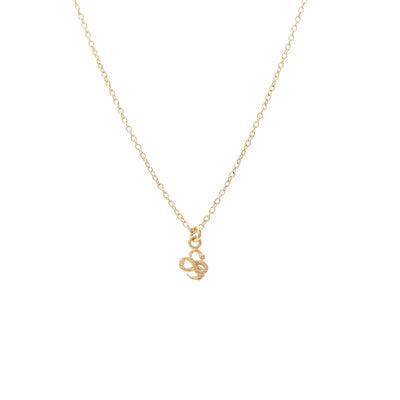 Silk & Steel Superfine Talisman Petite Serpent Necklace Gold