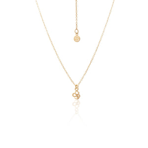 Silk & Steel Superfine Talisman Petite Serpent Necklace Gold