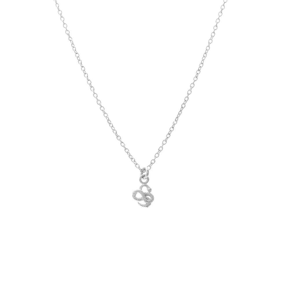 Silk & Steel Superfine Talisman Petite Serpent Necklace Silver