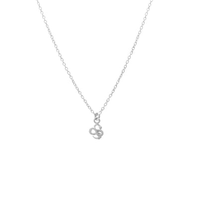 Silk & Steel Superfine Talisman Petite Serpent Necklace Silver