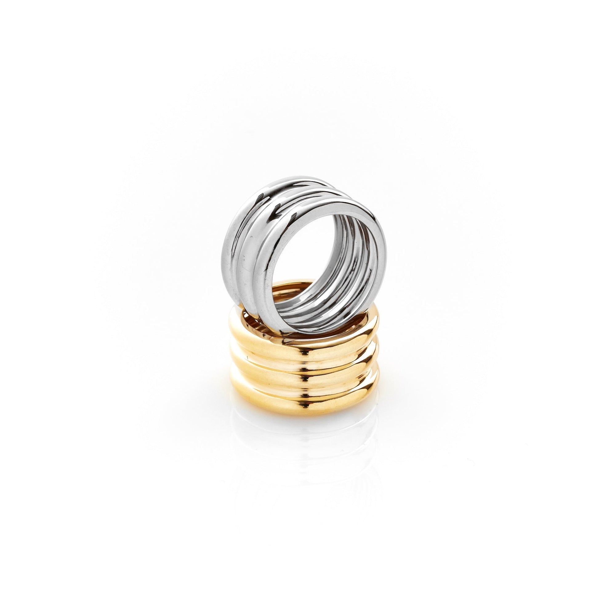 Silk & Steel Ella Ring Gold
