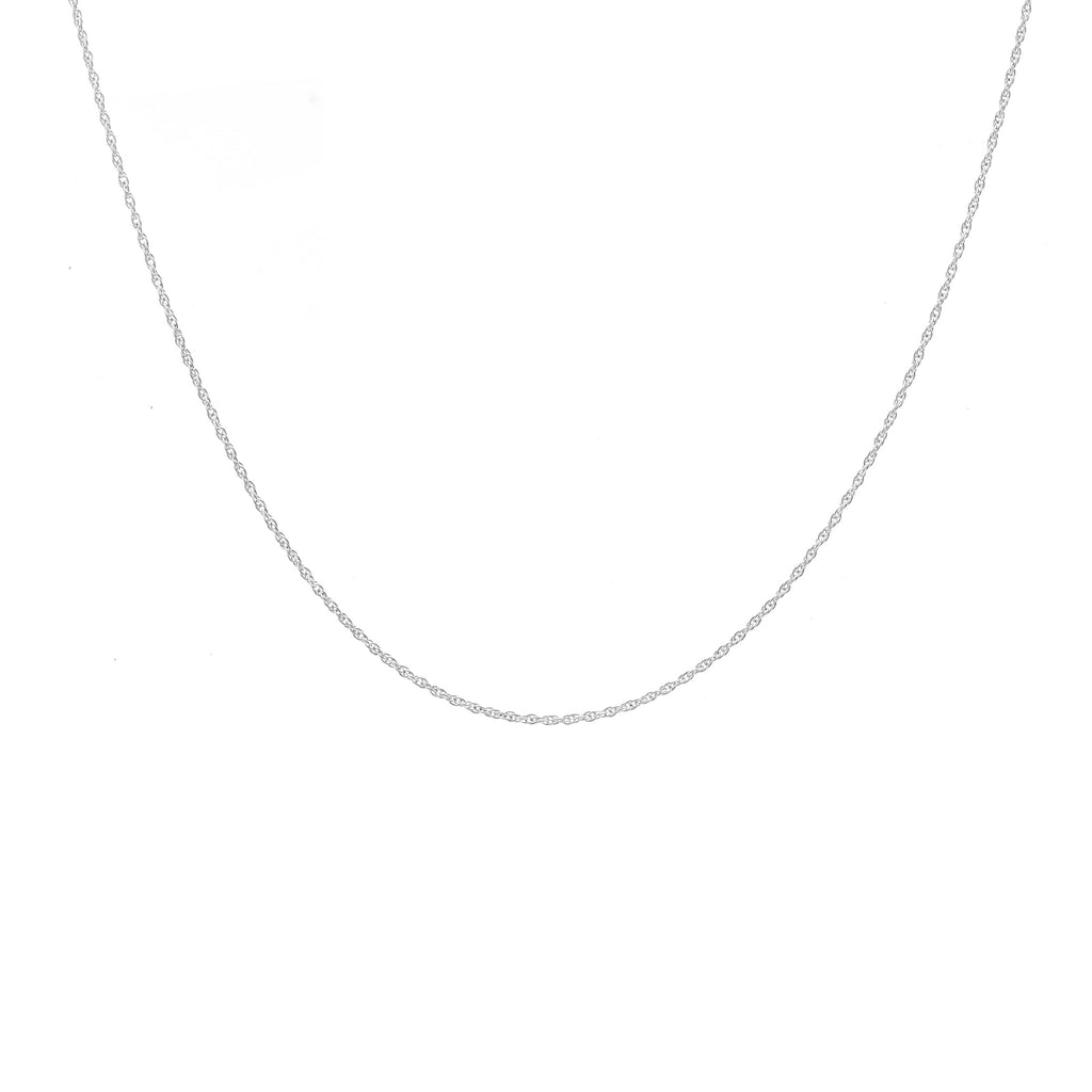 Silk & Steel Jewellery Fine Rope Necklace Silver