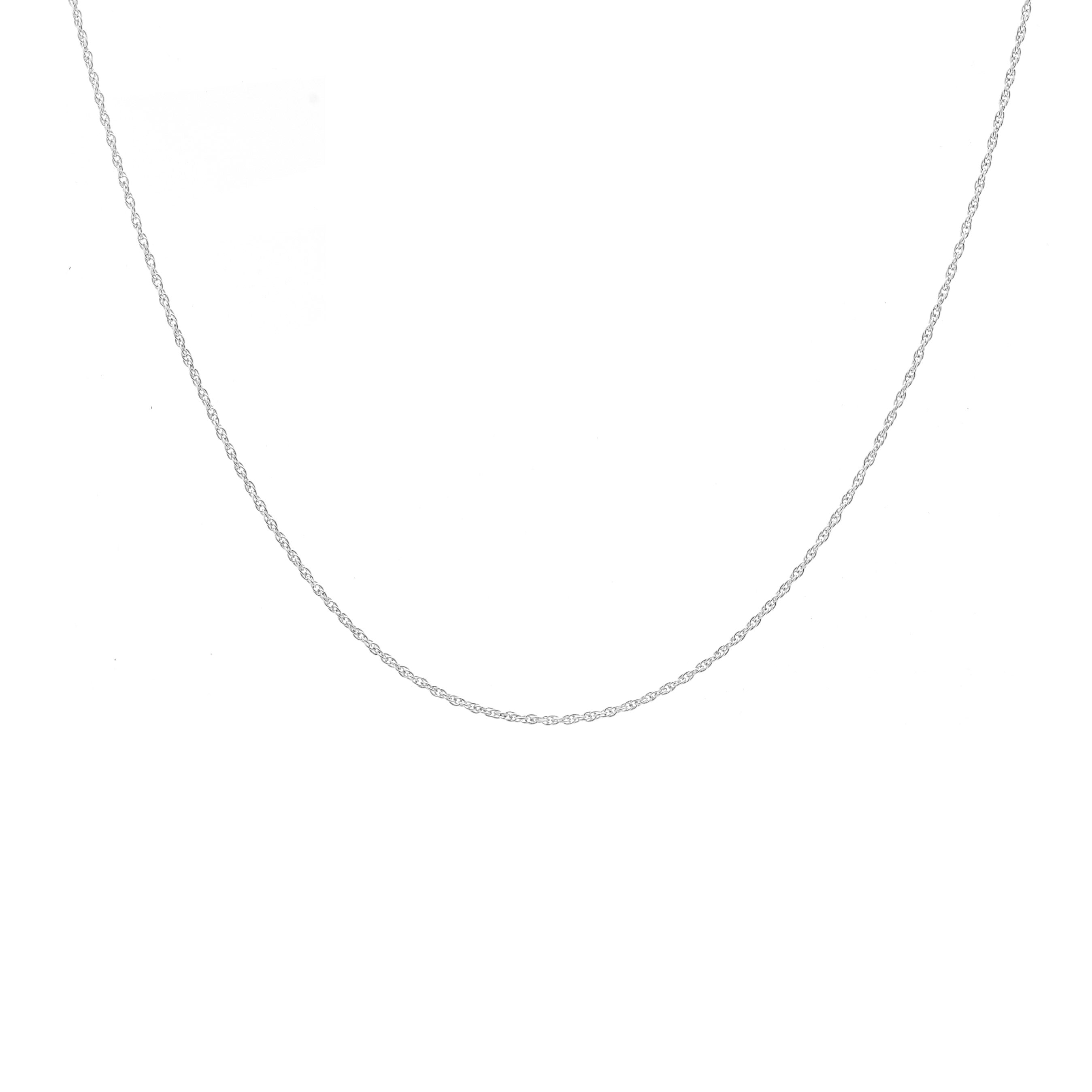 Silk & Steel Jewellery Fine Rope Necklace Silver