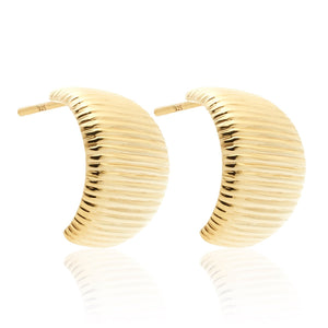 Silk & Steel Jewellery Nautica Hoops Gold