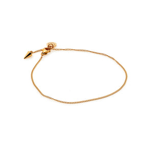 Silk & Steel Jewellery Ravello Anklet Gold