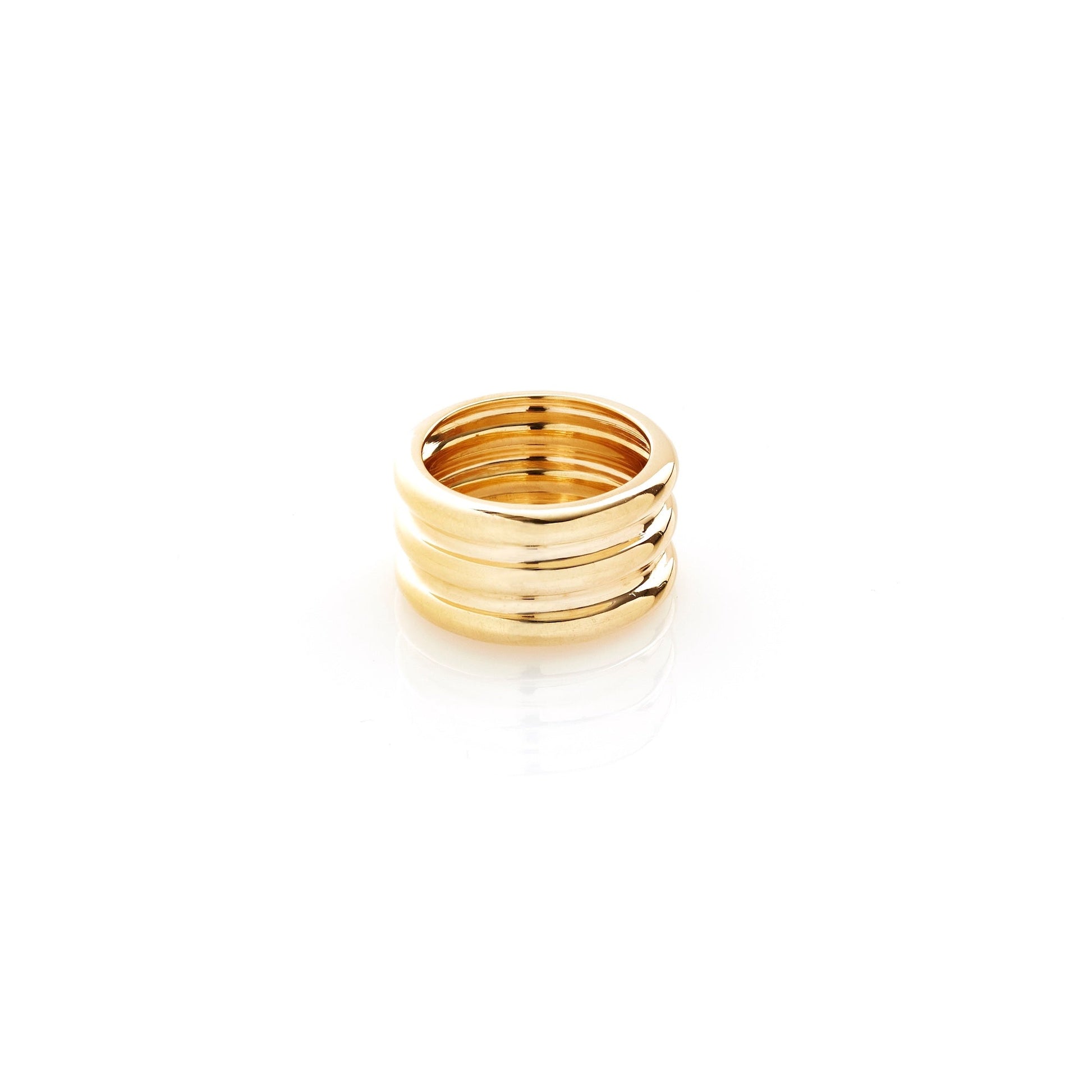 Silk & Steel Ella Ring Gold