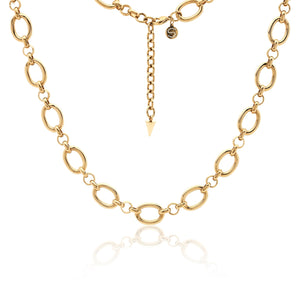 Silk & Steel Jewellery Sol Necklace Gold