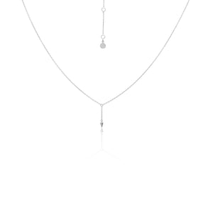 Silk & Steel Superfine Spike Necklace