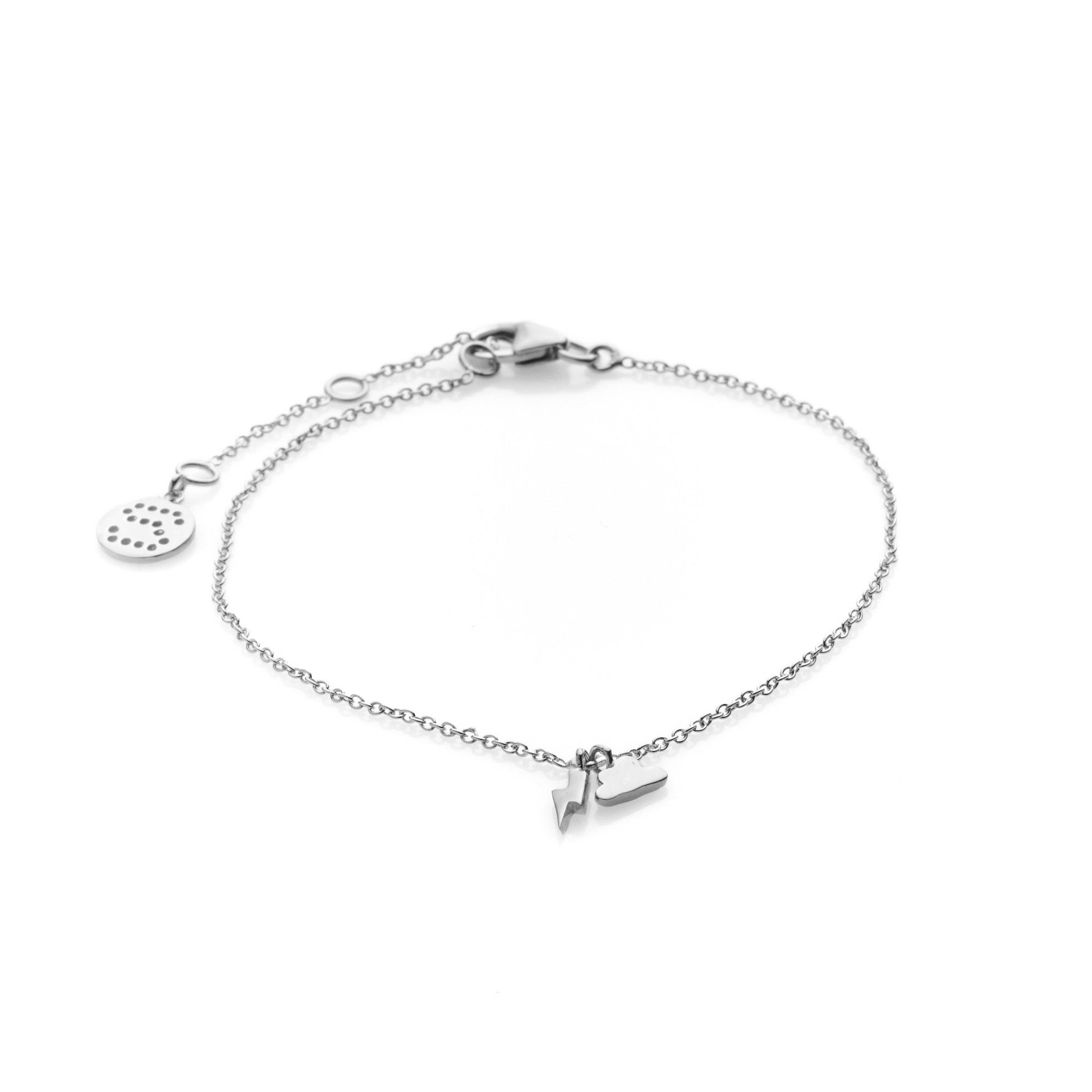 Silk & Steel Jewellery Sterling Silver Superfine Storm bracelet