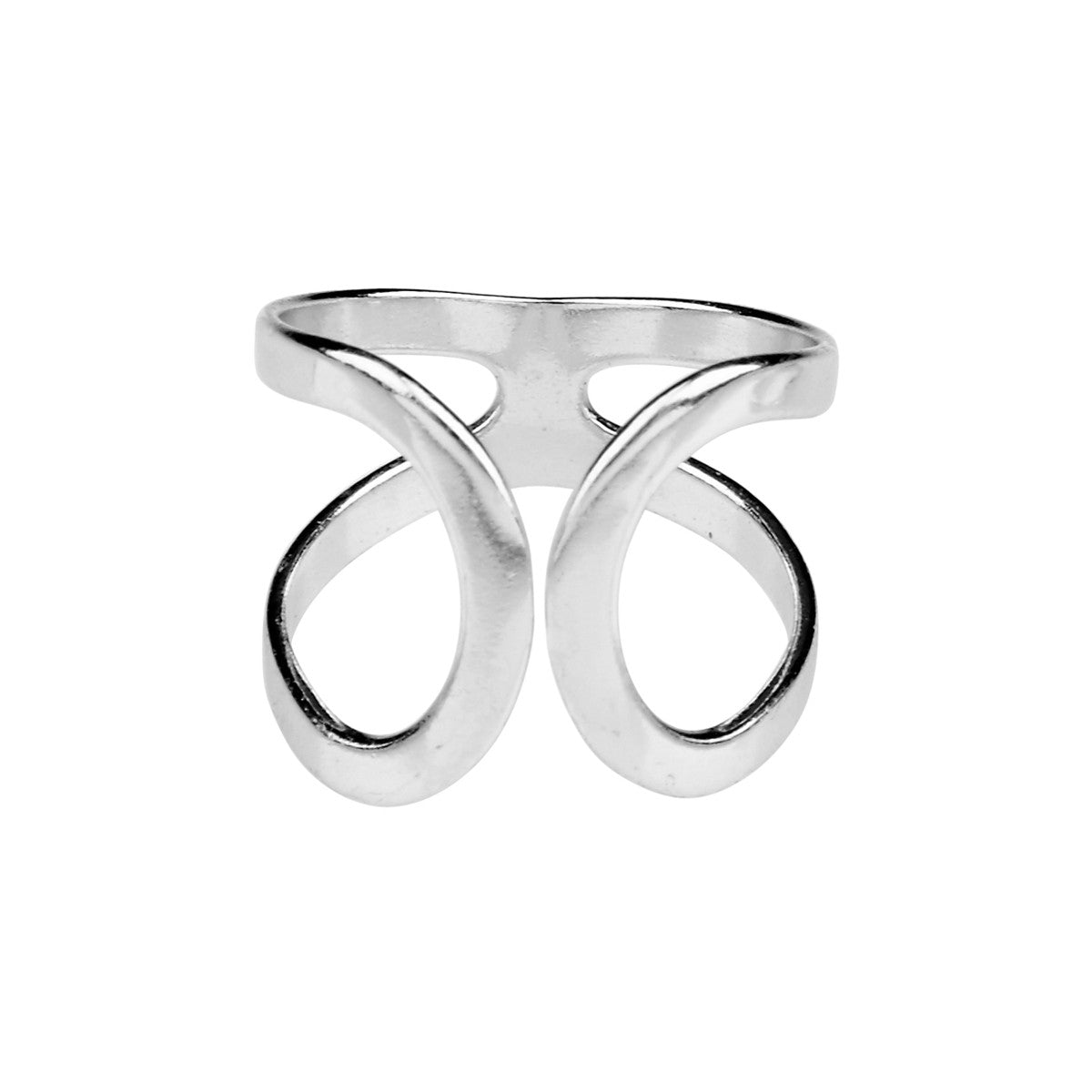 Silk & Steel Forever Sterling Silver Ring